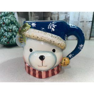 Susan Winget Certified International 'Tis the Season Ceramic Polar Bear Mug